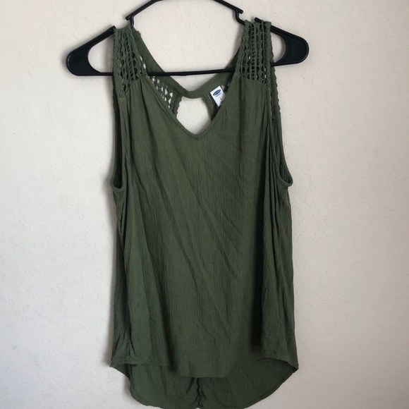 Old Navy Tops - ❌SOLD❌ Flowy green tank top
